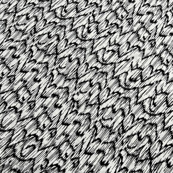 Halogen Bias Cut A-Line Midi Skirt Size Small Abstract Print Preppy Office Light - Picture 6 of 9